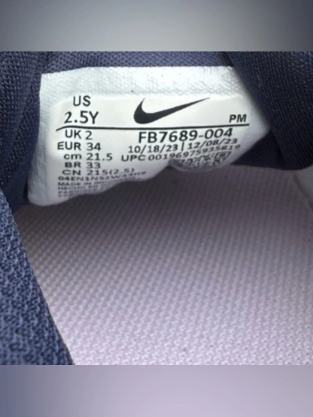 NIKE Revolution 7 | Grey Lilac Navy
